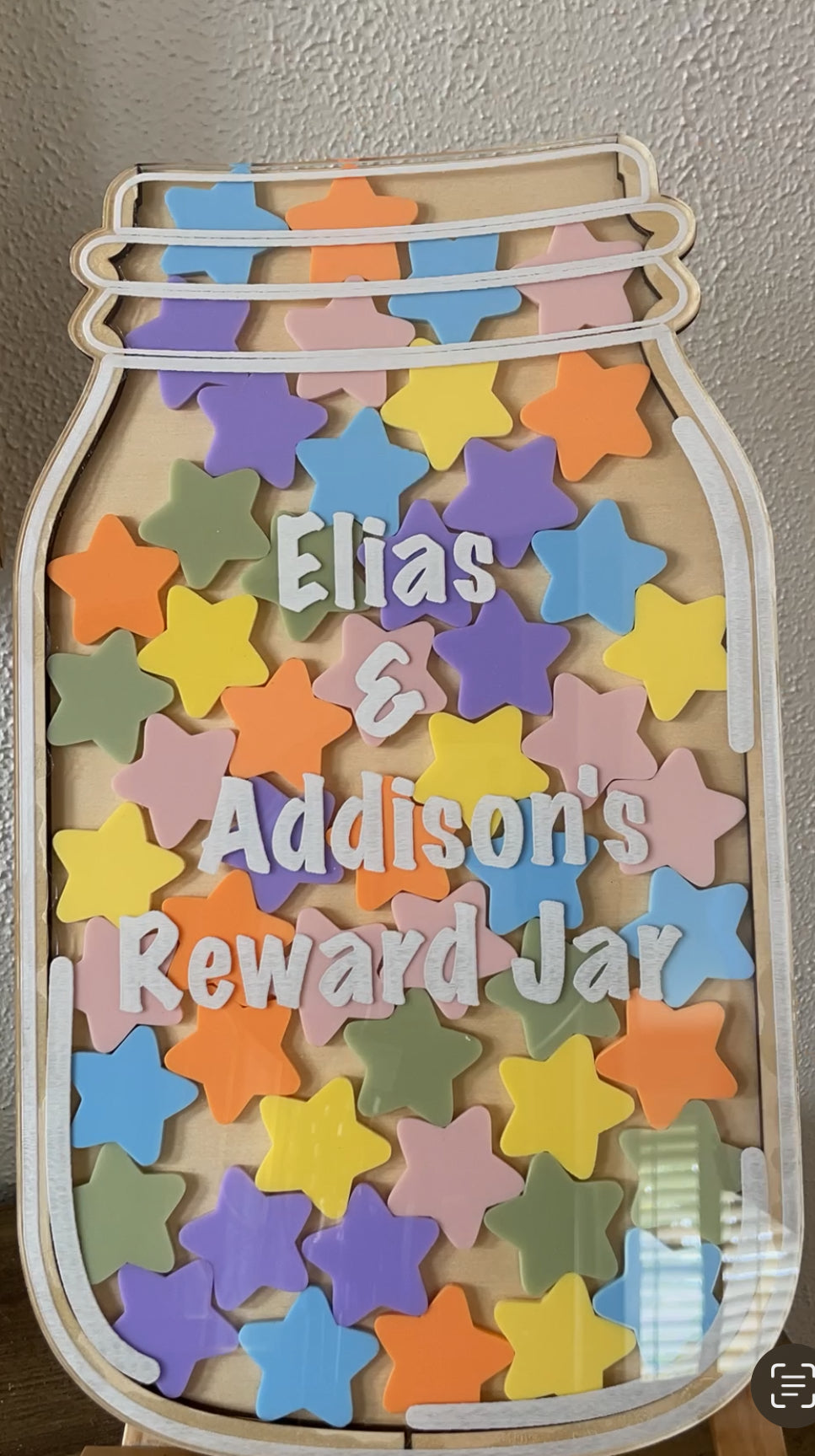 Large Personalised Reward Jar