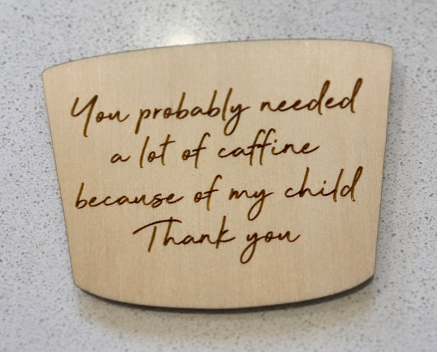 Teacher Appreciation Coffee Cup Gift Card Holder