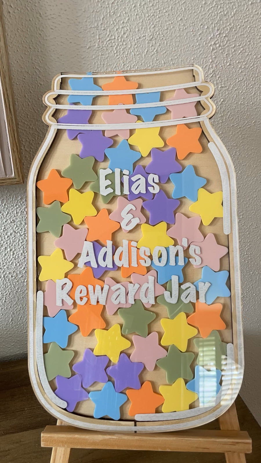 Large Personalised Reward Jar