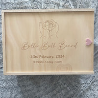 Personalised Baby Keepsake Box