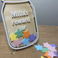 Small Personalised Reward Jar