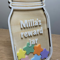 Small Personalised Reward Jar