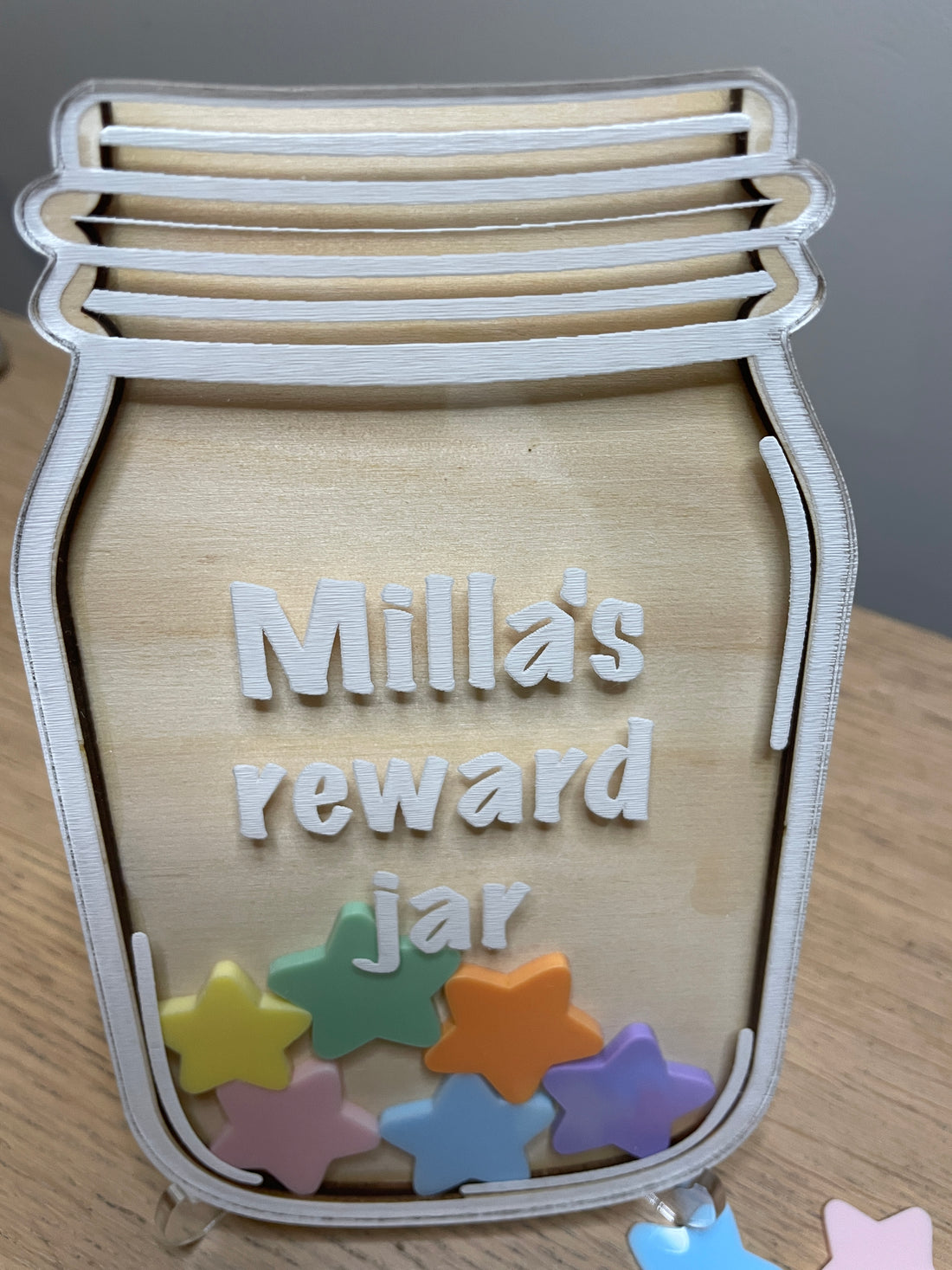 Small Personalised Reward Jar