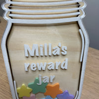 Small Personalised Reward Jar