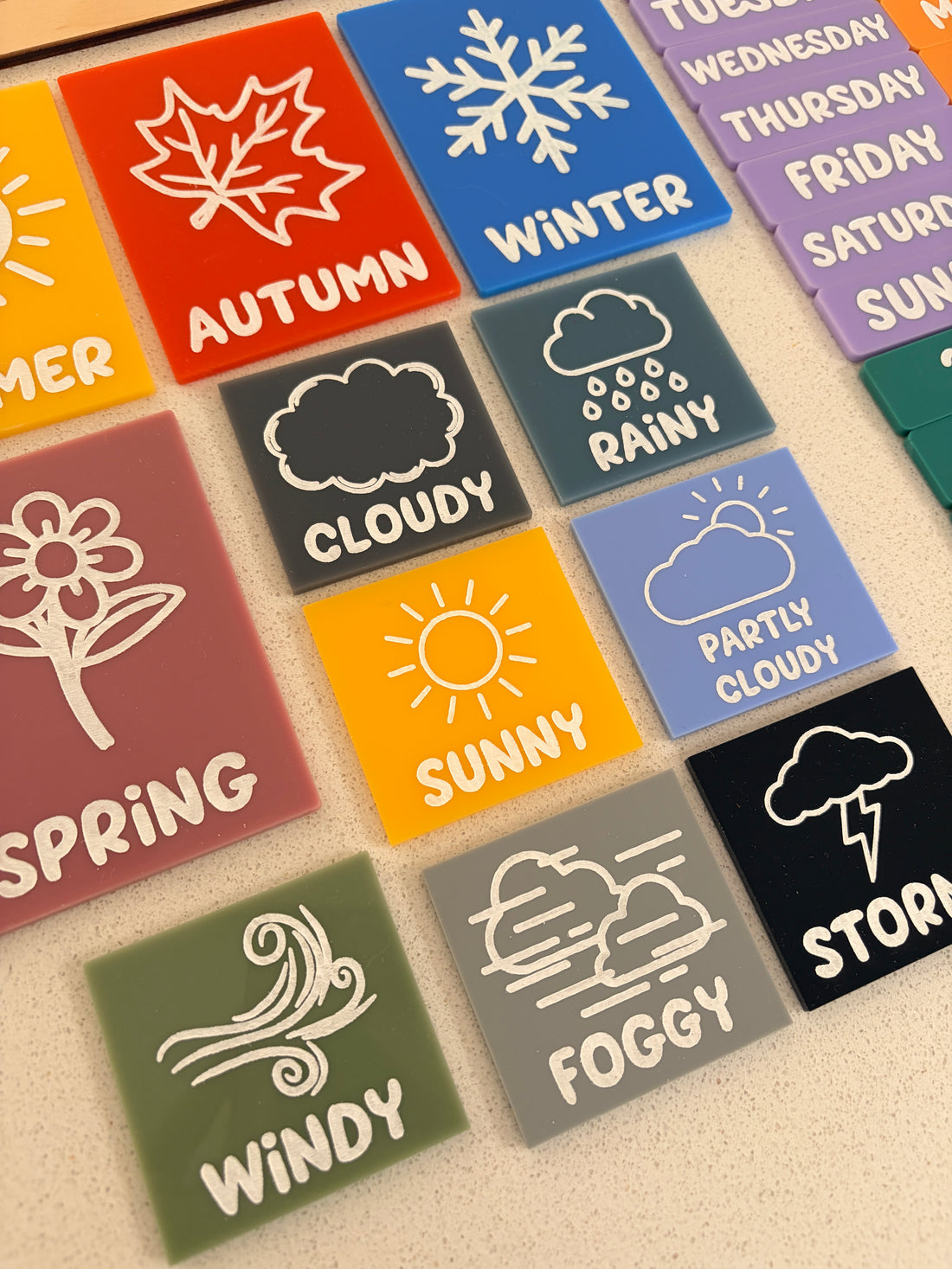 Today is… calendar board