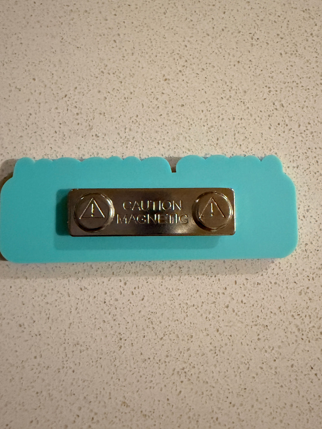 Personalised Leopard Print Name Badge