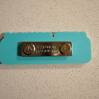 Personalised Leopard Print Name Badge