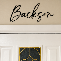“Love you, bye” wooden wall art