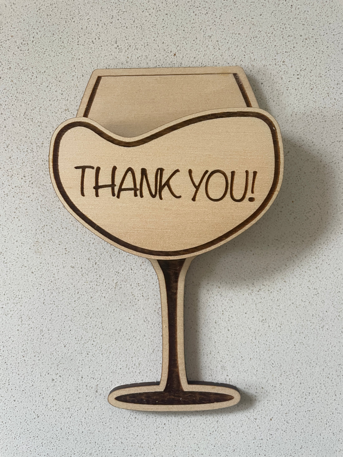 Teacher Appreciation Wine Glass Gift Card Holder