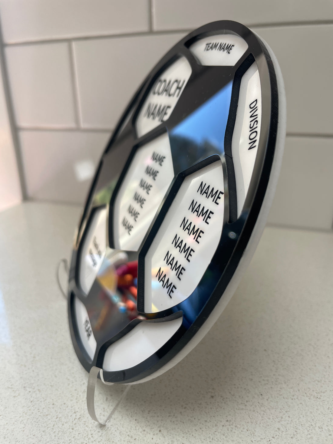 Custom Football (Soccer) Coach Gift – Coach Appreciation Plaque