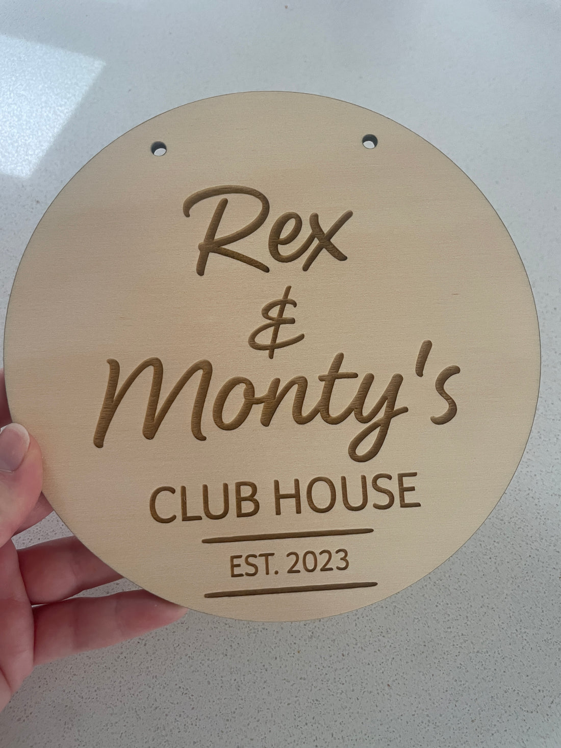 Personalised Cubby House Sign