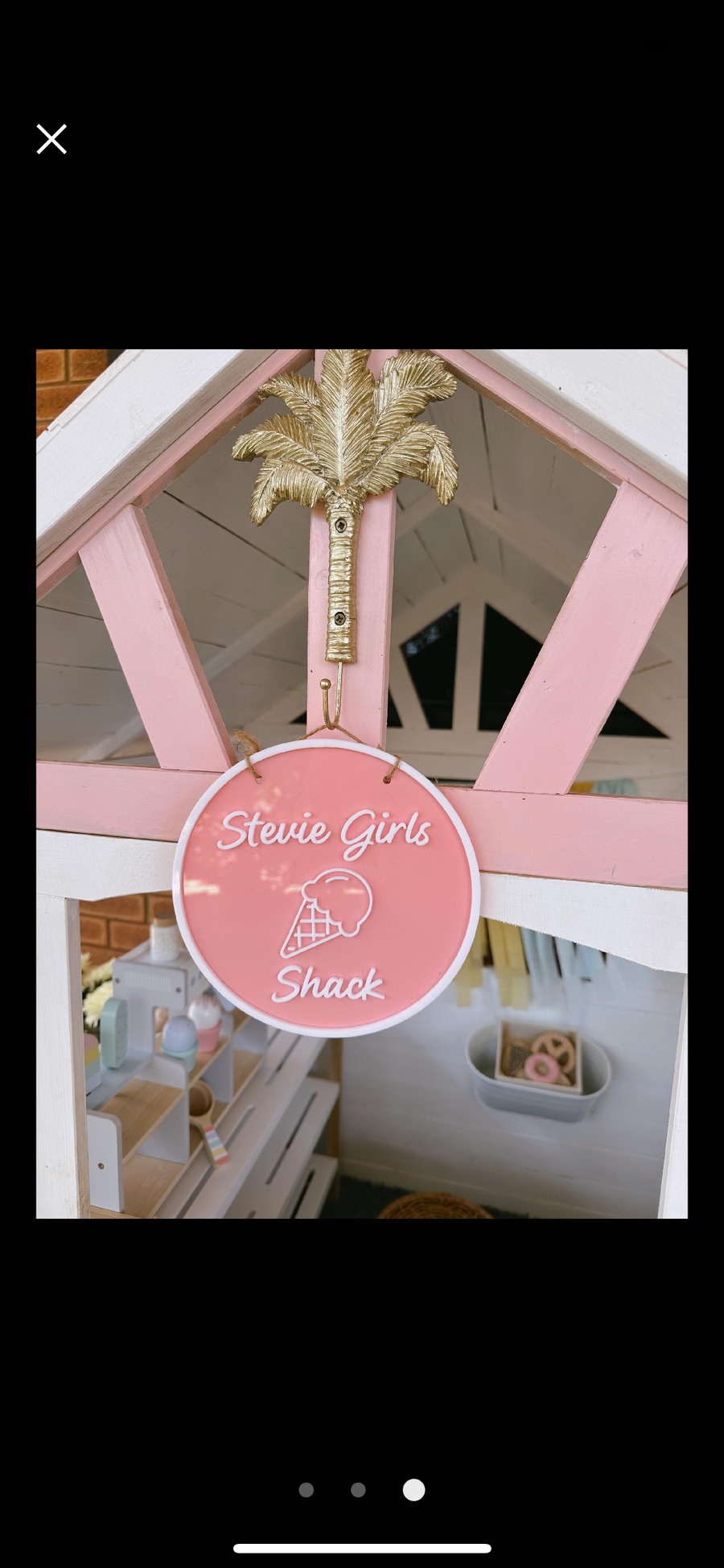 Personalised ACRYLIC Cubby Cafe Sign