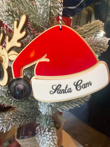 Santa Cam - tree decorations