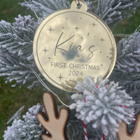 Personalised ‘My First Christmas’ Christmas tree decoration