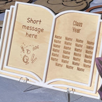 Class Book Plaque