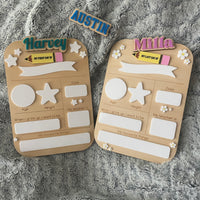 First and Last Day of School Boards - Daisies or Stars (Interchangeable name)