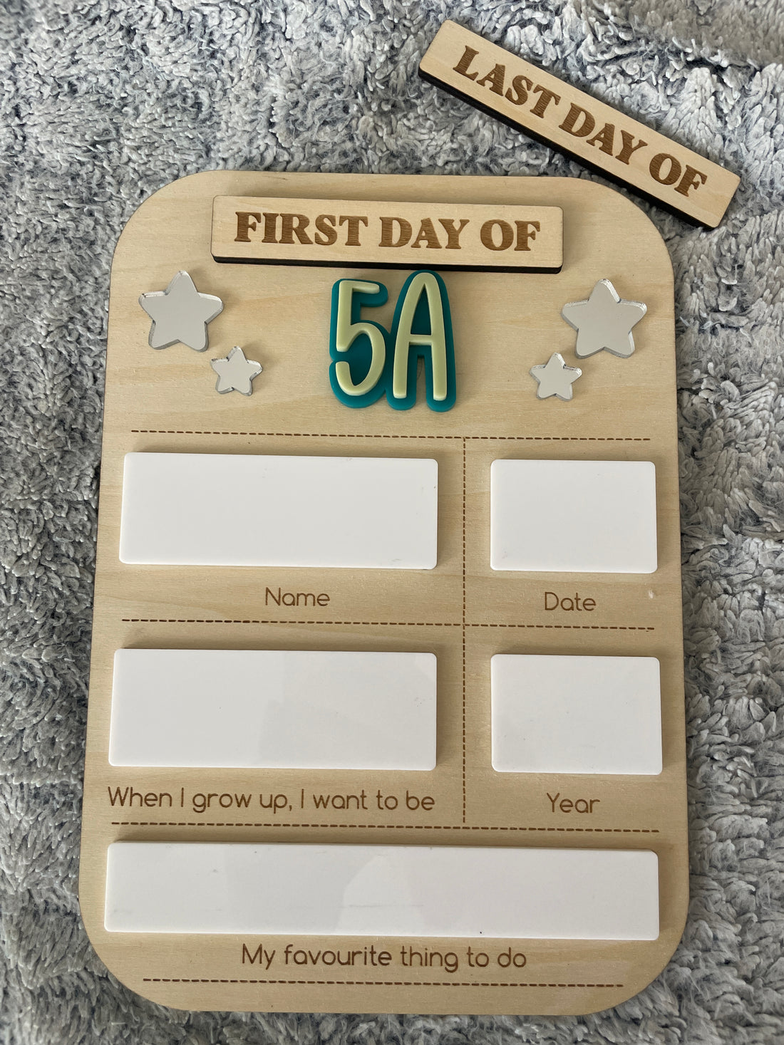 Interchangeable Classroom Name / Class Number