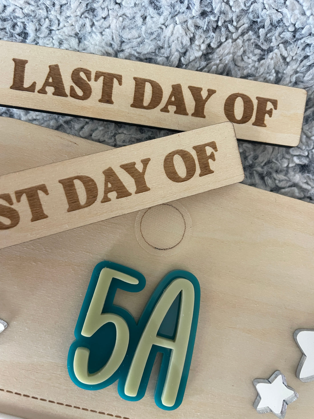 Classroom First & Last Day Board