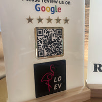 Custom Google Review QR Code Sign - Acrylic