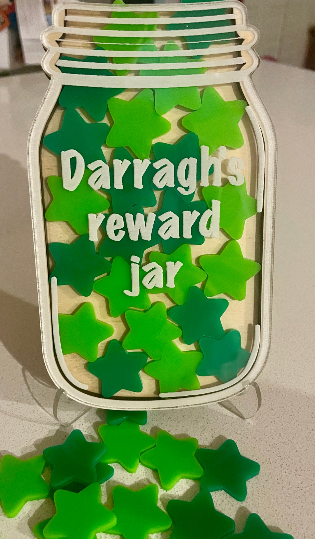 Small Personalised Reward Jar