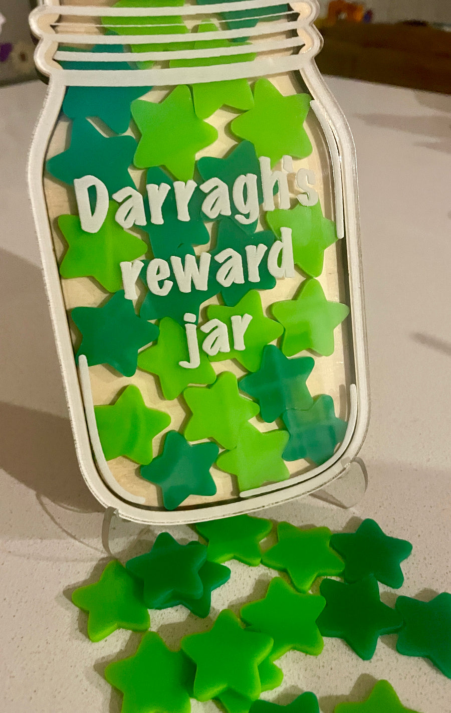 Small Personalised Reward Jar