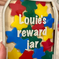 Small Personalised Reward Jar