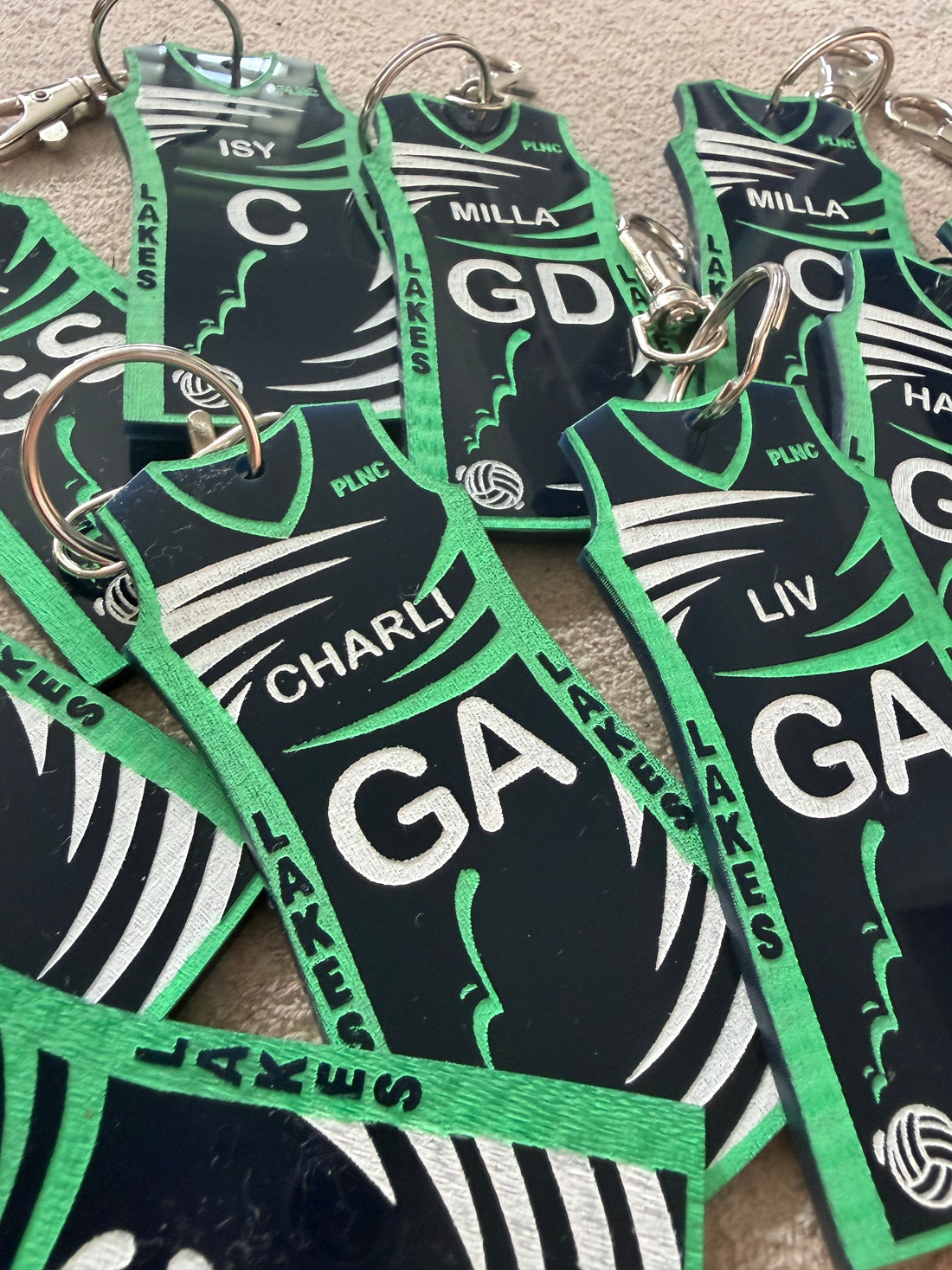 Custom Team Design + First Keyring | $25
