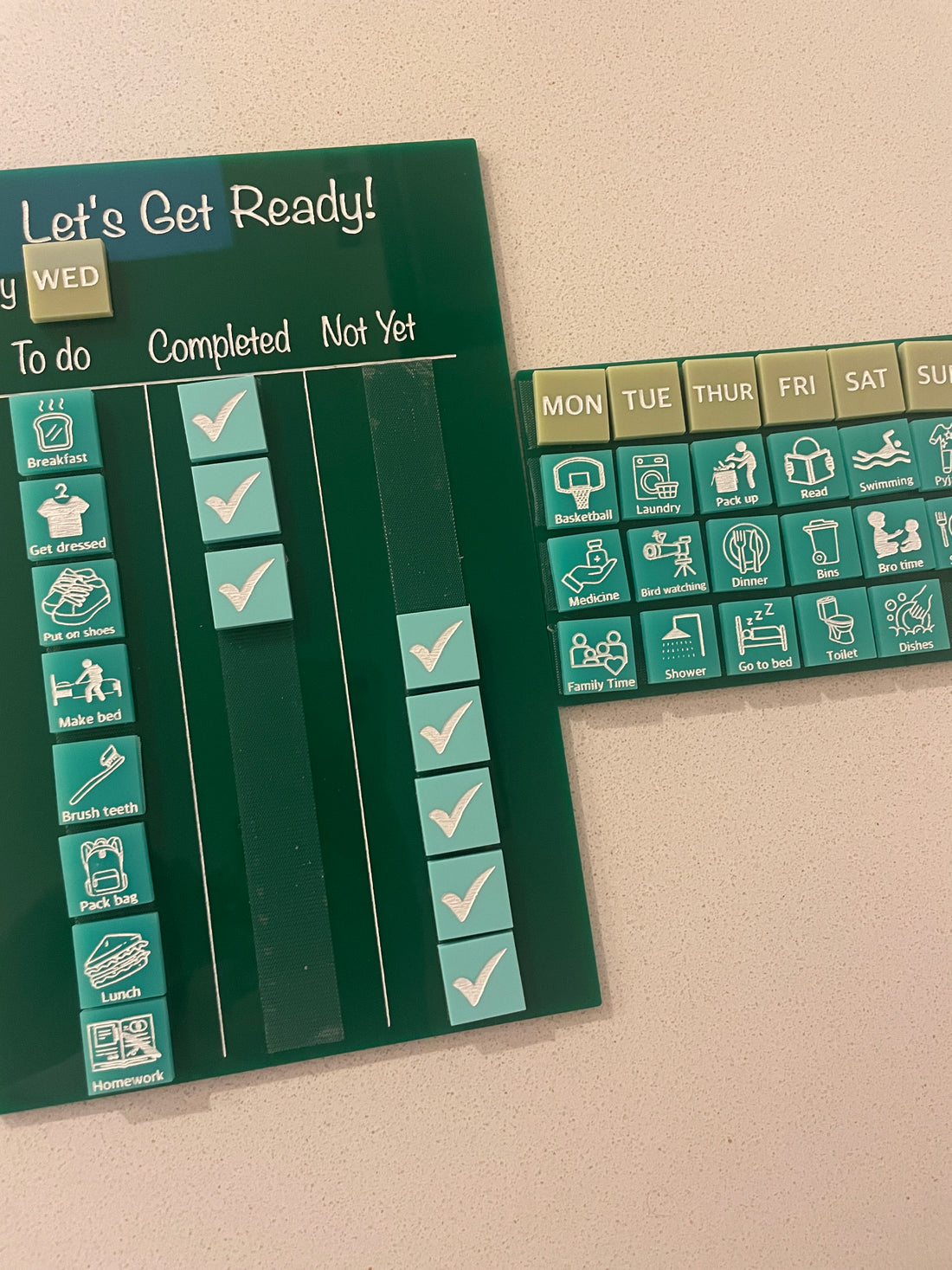 Additional Let’s Get Ready Visual Board Tiles