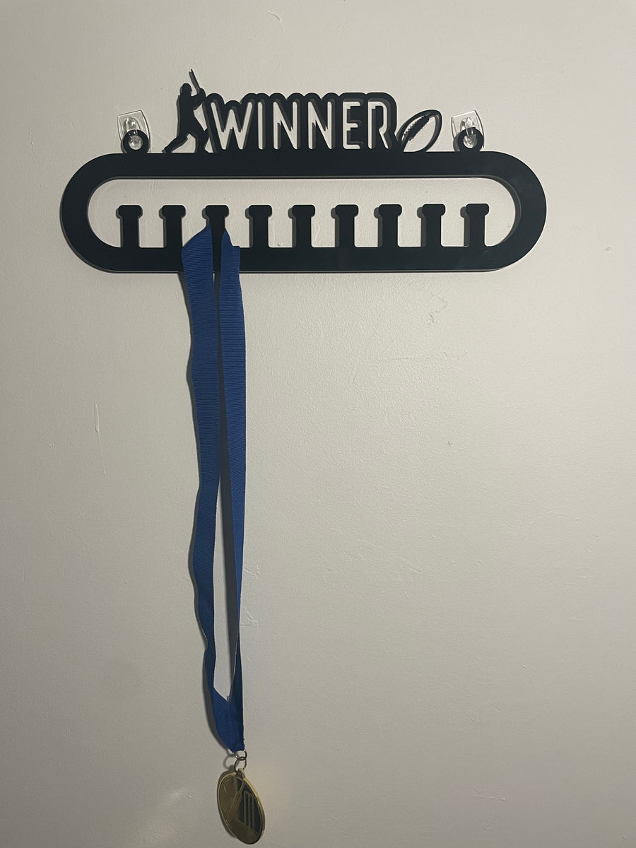 Winner 9 peg medal hanger