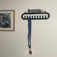 Winner 9 peg medal hanger