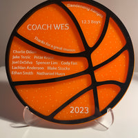 Basketball Coach Thank You Plaque