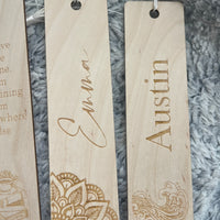 Personalised Bookmark