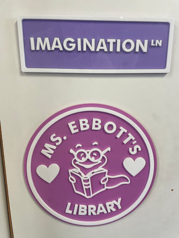 Custom Library Signs