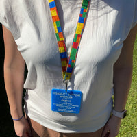 Disability Support Worker tag & lanyard