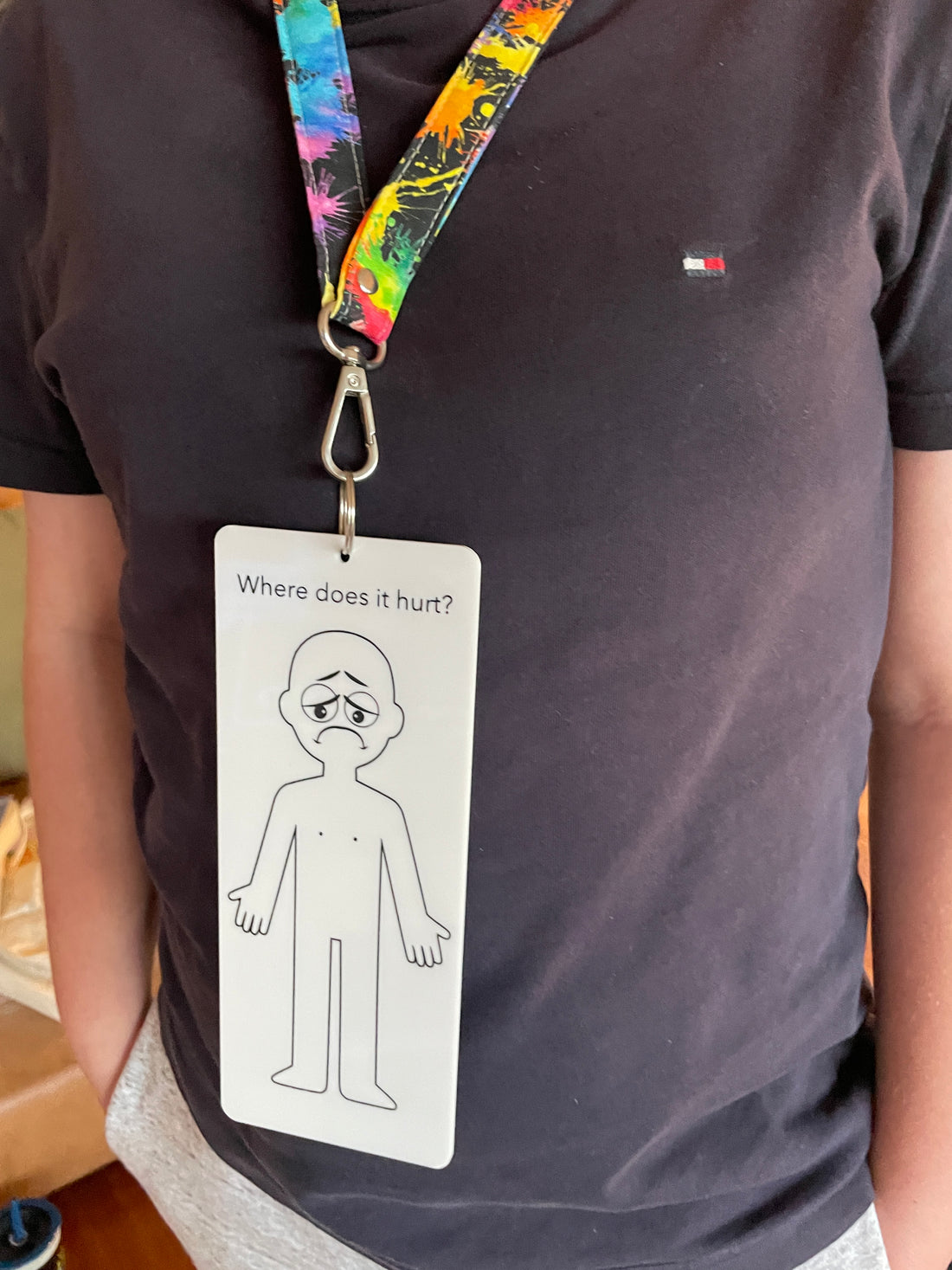 Portable “Where Does It Hurt?” Body Board – Double-Sided (Front & Back of Body)