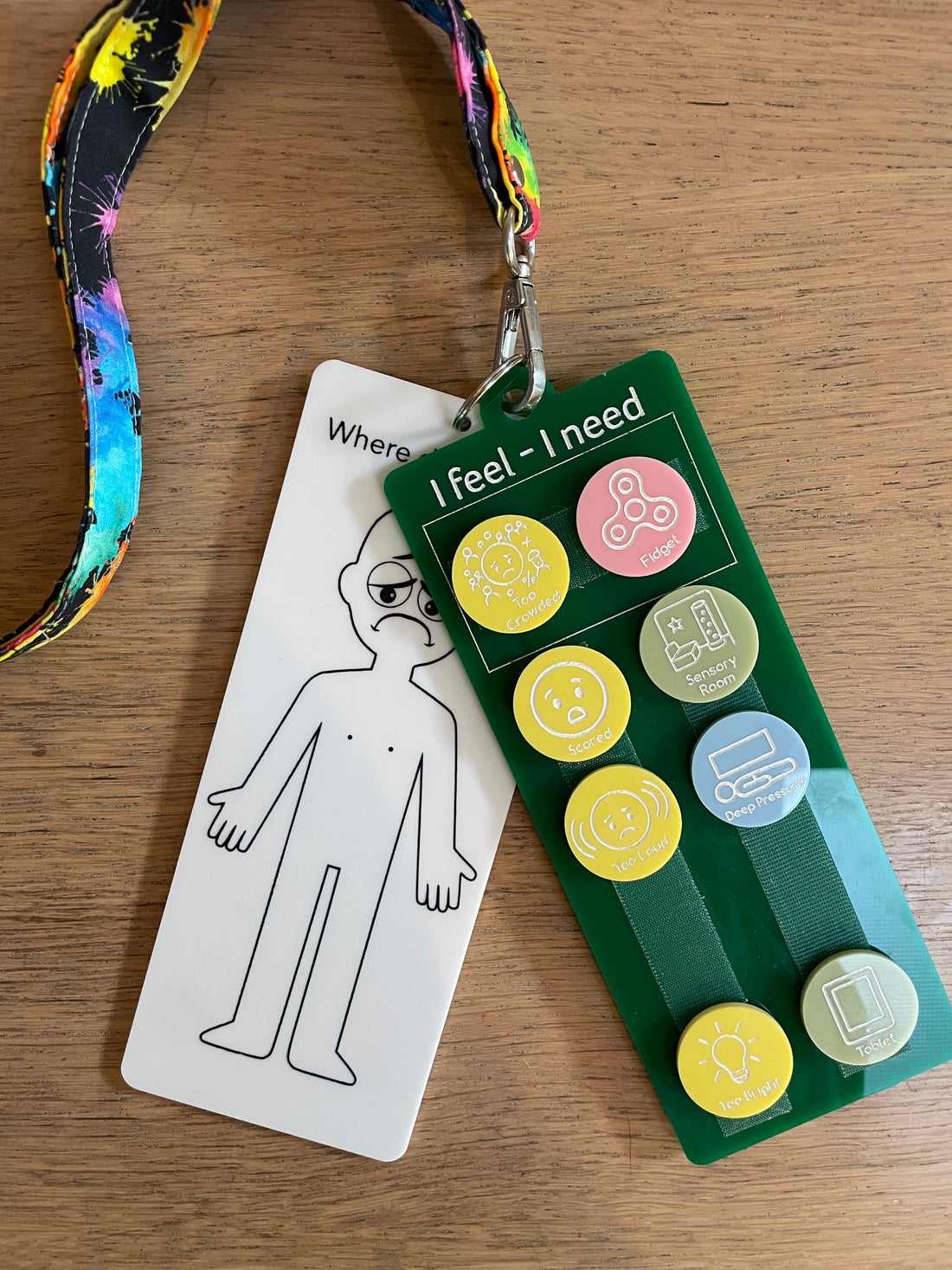 Portable “Where Does It Hurt?” Body Board – Double-Sided (Front & Back of Body)
