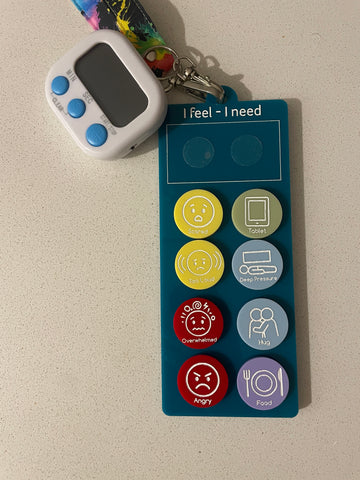 Portable Schedule & Emotional Check-In Board