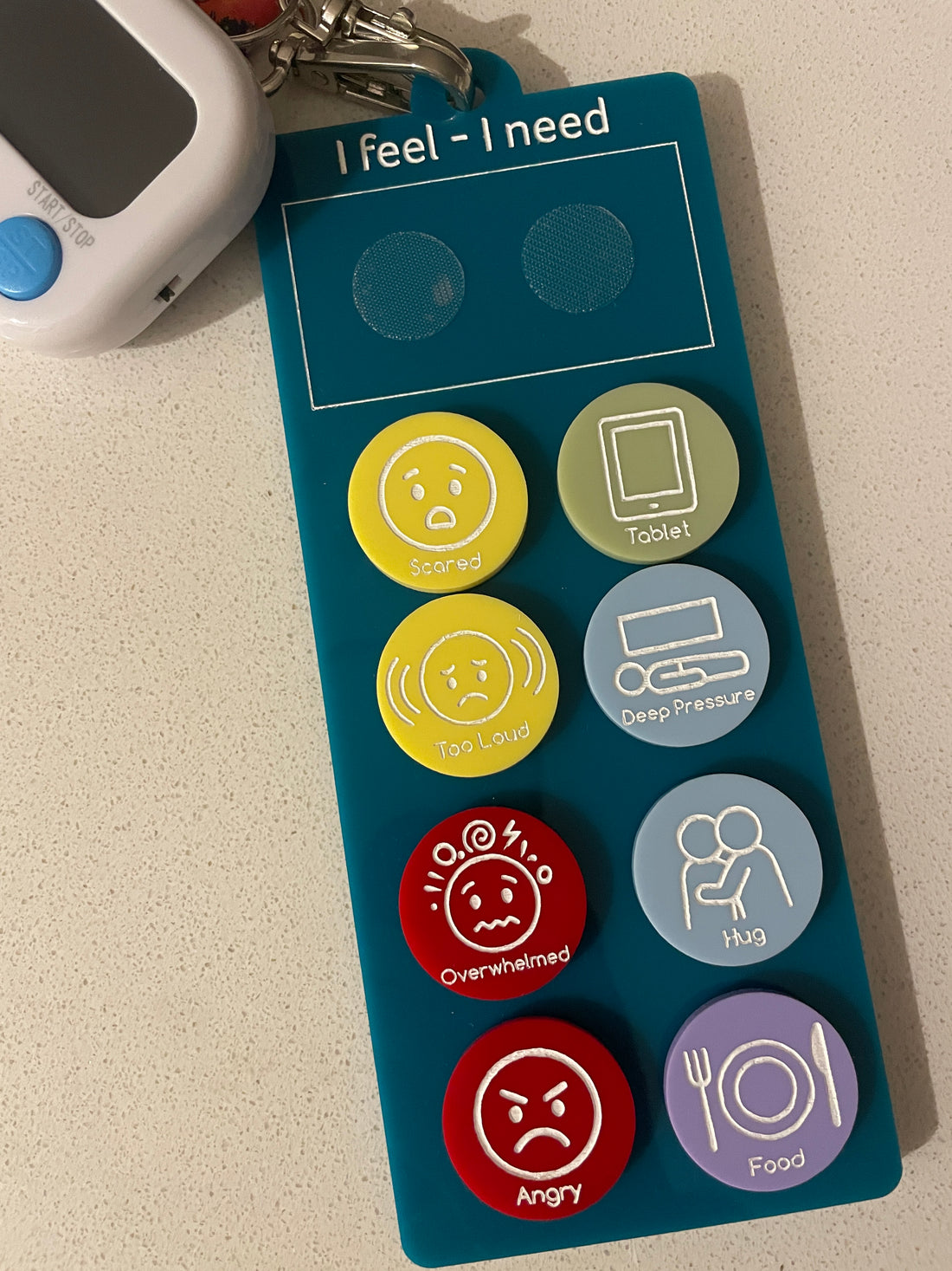 Portable Schedule & Emotional Check-In Board