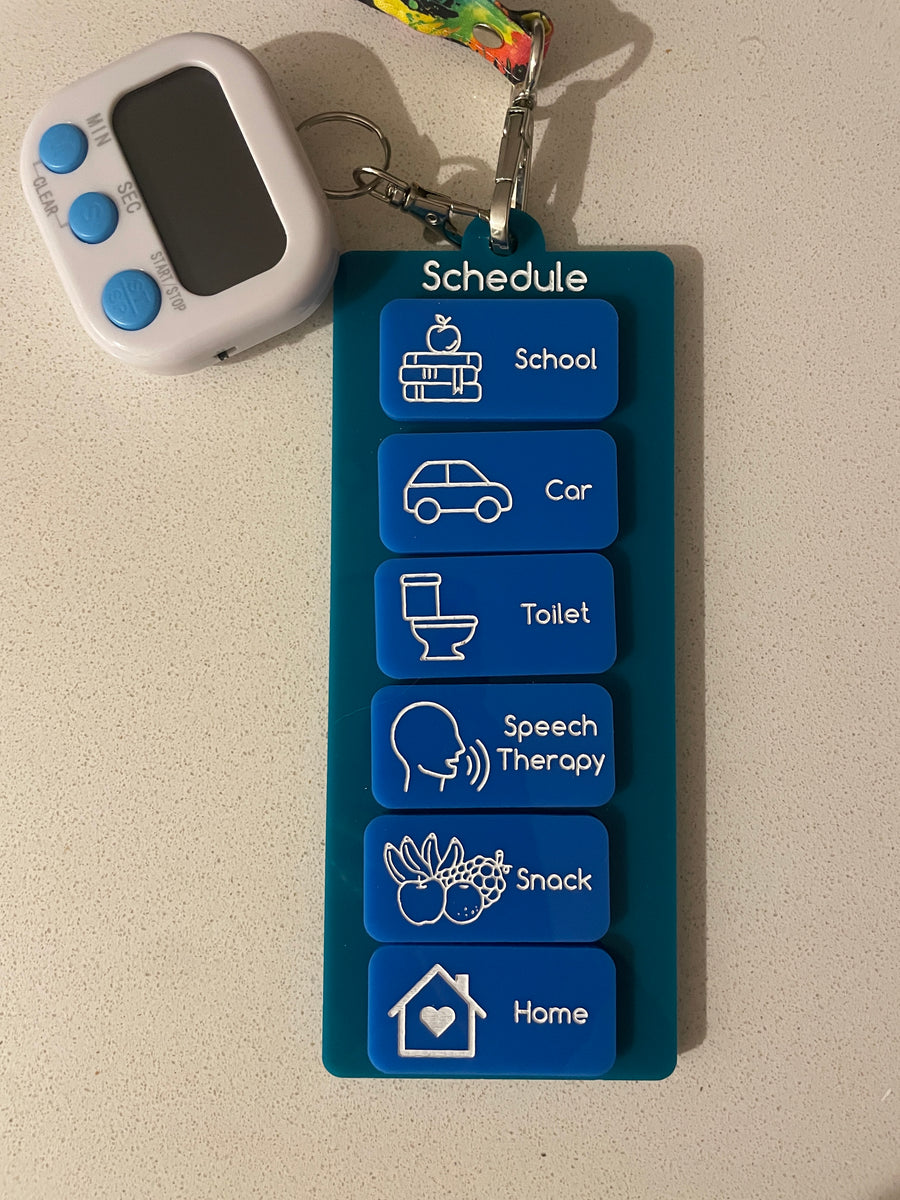 Portable Schedule & Emotional Check-In Board