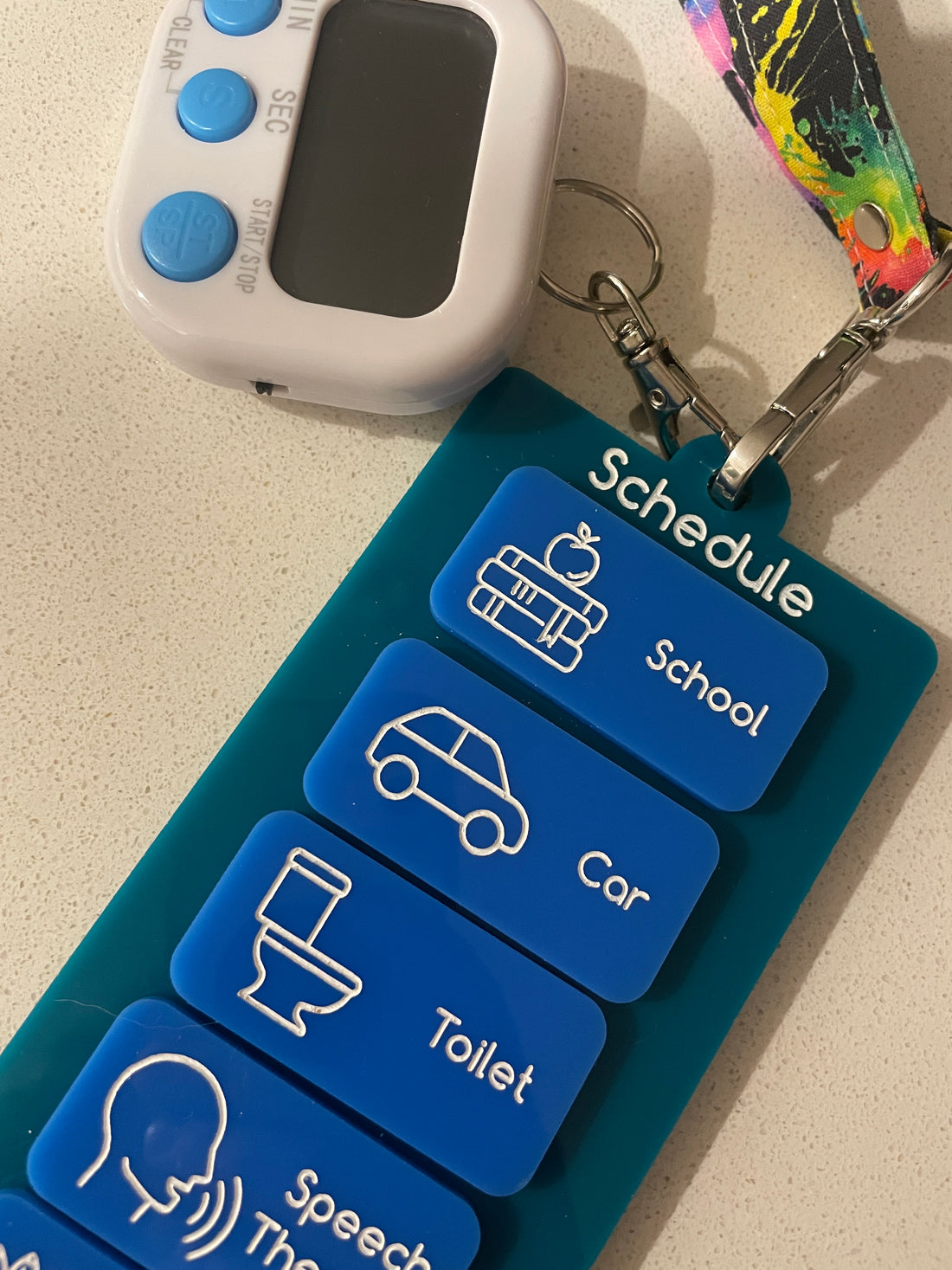 Portable Schedule & Emotional Check-In Board