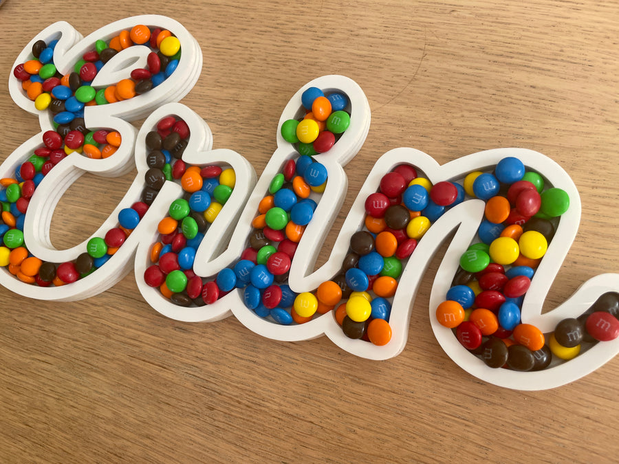 Personalised Lolly Letter Tray + Wall Art