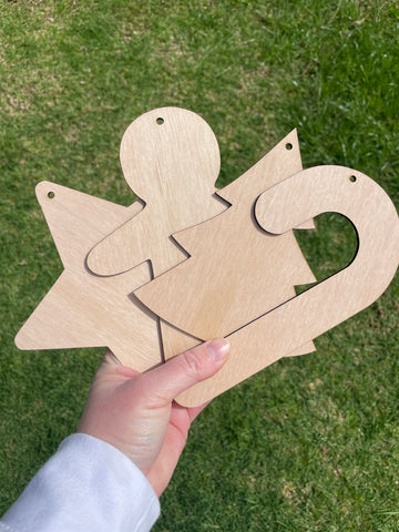 DIY Christmas Shapes – Set of 4