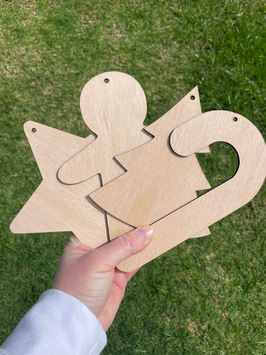 DIY Christmas Shapes – Set of 4