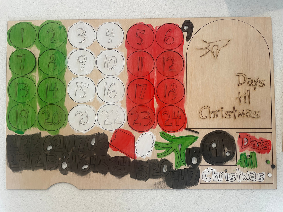 DIY The Grinch Count Down Calendar