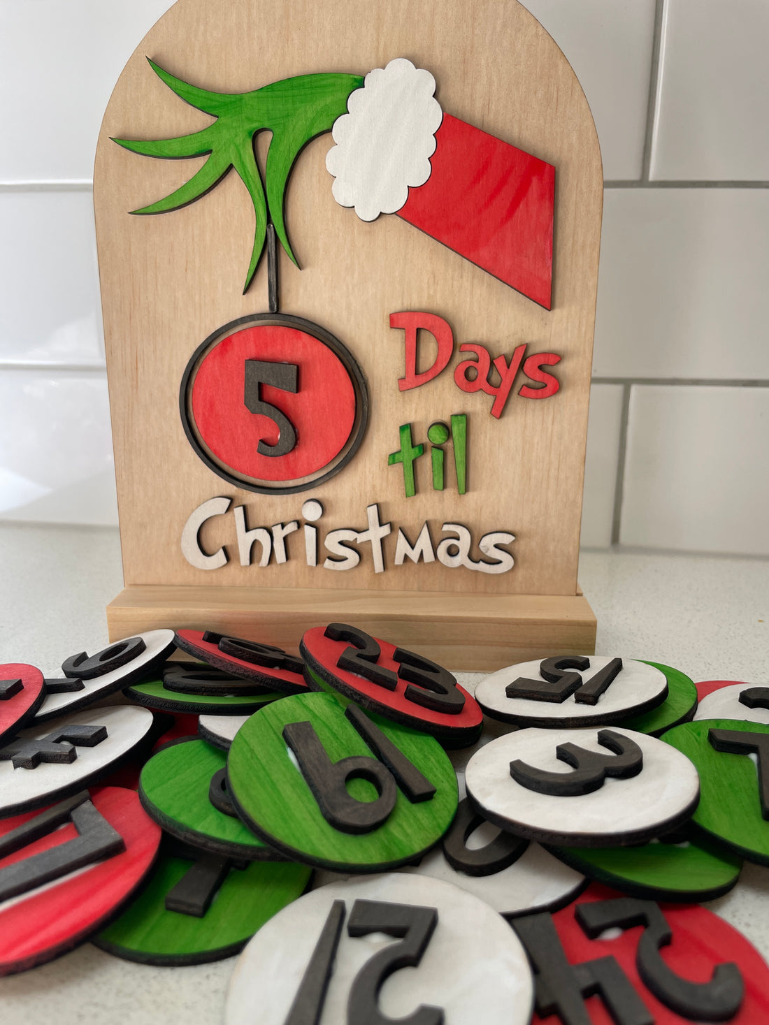DIY The Grinch Count Down Calendar