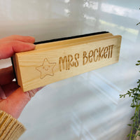 Personalised Whiteboard & Chalkboard Duster