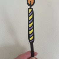 Single Candle Acrylic Cake Topper