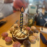 Single Candle Acrylic Cake Topper