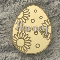 Personalised Easter Egg Table Name Decorations - Mirrored