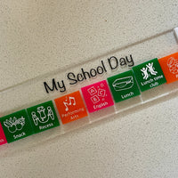 Desk Visual Schedule - For Schools